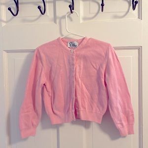 Lilly Pulitzer pink sweater, size 3T.